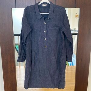 Eileen Fisher pop over dress POCKETS!